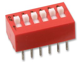 78B06T - Switch, DIL, Slide, 6 Way