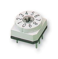 PT65701 - 10 Pole Rotary Switch, 24V DC, 400mA