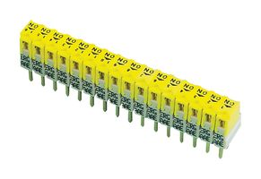 JSA4-16-GO - 16 Pole DIP / SIP Slide Switch, SPST, 100V, 1A