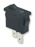 H8800VAAAB - Rocker Switch, SPST, 10A, Black, I/O
