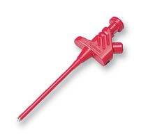 930113101 - 4A 4mm KLEPS 30 Clamp Test Probe - Red