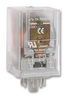 RSE3PN12DC - 11Pin Plug In Power Relay with Push Button & Flag 12V dc