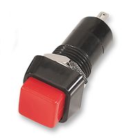 R13-23B-05-BR - Push Button Switch, Latching, SPST-NO, 12.2mm