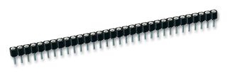 D01-9952042 - IC & Component Socket, 20 Contacts, SIP Socket, 2.54mm, D01, Beryllium Copper