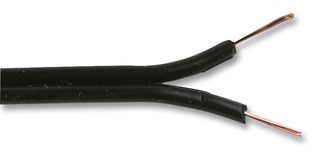 3788015 - Fig 8 Speaker Cable, 7/0.22 mm², 100m, Black