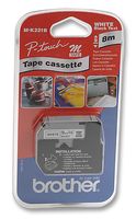 M-K221 - 1/3" (9mm) P-Touch Label Tape, Black on White