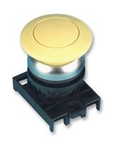 M22-DP-Y+M22-A - Switch, Pushbutton, Momentary, Mushroom, Yellow
