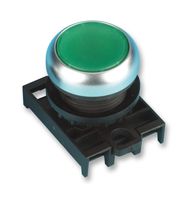 M22-DL-G+M22-A - Switch, Pushbutton, Momentary, Illuminated, Green