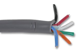1896/6C SL005 - 6-Core Unshielded Multi-Conductor Industrial PVC Cable 20 AWG, 300V, 30.5m (100ft)