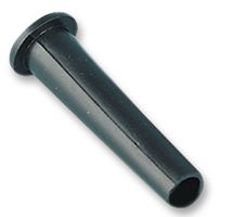 60218 - PVC Cable Entry Sleeve Black, 6.2mm Cable Dia., 9.6mm Panel Hole Dia., 50 Pack