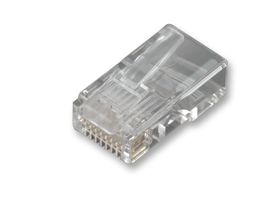 MHRJ458P8CR - Plug, RJ, Rounded, 8P8C
