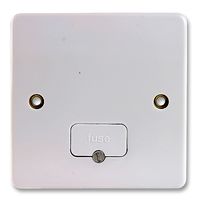 K337WHI - Logic Plus 13A Fused Spur Unit with Flex Outlet