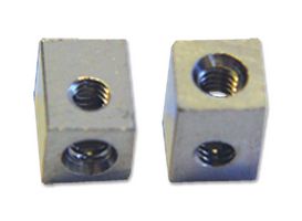 005.60.233 - Brass Mounting Cube, M3, 12 x 6 x 6mm, 8mm to Hole