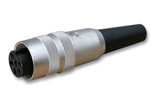KV60 - Socket, DIN, Straight, 6 Pin