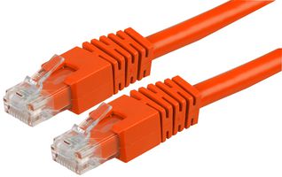 PS11204 - RJ45 Male to Male Cat6 UTP Ethernet Patch Lead, 2m Orange