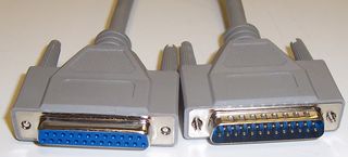 SL-130 - 25 Pin D-Sub (DB25) Male to Female Lead, 10m Wired 1-1