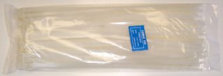 PP01579 - Cable Ties, 370mm x 7.5mm, Natural, Pack of 100
