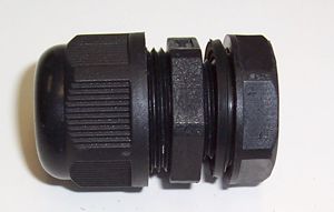 PP01653 - M20 IP68 Nylon Cable Gland Black - Single Pack