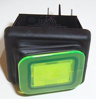 B4MASK48E1V0000 - Switch, DPST Green