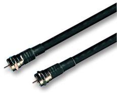 110-130 - Satellite Lead, F Plug to F Plug with CT100 Coaxial Cable, 30m Black