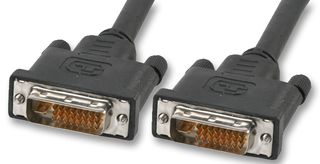 DVI -I MM 5M - DVI-I Dual Link Male to Male Lead, 5m Black