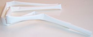RNF-100 1/2W - 12.7mm Heat Shrink Tubing White 2:1 Shrink Ratio