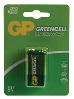 GPPVCF9VG017 - Greencell Heavy Duty Zinc Chloride 9V PP3 Battery
