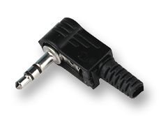 PSG08269 - 3.5mm Jack Plug, Stereo, 90 Degree, 5 Pack