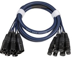 PSG01230 - 8 Way XLR Male to Female Loom, 1.8m