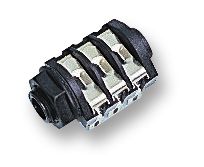 CL1220A - 6.35mm Jack Socket Stereo Solder Tag