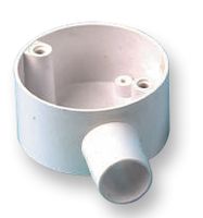 CJB25/1W - 1-Way Terminal Box - 25mm System - White