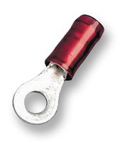320551 - Ring PIDG Crimp Terminal, Red M4, 50 Pack