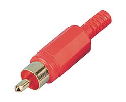 PSG01532 - Plug, Phono, Gold / Red, 10 Pack