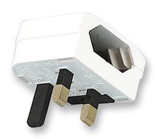 CP1F WHITE - Quickfit Euro Converter Plug, 8A, White