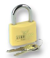 BL4Y - Lock Out Brass Padlock 40mm Yellow