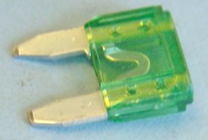 0297030 WXOCRV - Automotive Mini Blade Fuse, 30A, 5 Pack