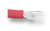 FVWS1.25-YS4A (LF) - Crimp Terminal, Fork, 4mm, Red, 100 Pack