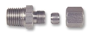 FC-133 - 1/8" BSPT Tapered Stainless Steel Threaded Compression Gland, 3mm Probe
