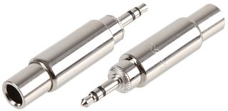 NYS227 - 6.35mm (1/4") Jack Socket to 3.5mm Jack Plug Stereo Adaptor