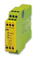 774-306 PNOZ/X2.1/24V - Safety Relay, 24 VAC/VDC, DPST-NO, PNOZ X2.1, DIN Rail, 6 A, Screw