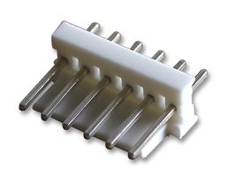 640454-6 - Header, Vertical, 0.1", 6 Way