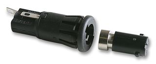 FX0367/1 - Panel Mount Fuse Holder, 5mm x 10mm, Bayonet Cap, 250V AC, 10A