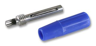 550-0200-01 - Plug, 4mm, Blue