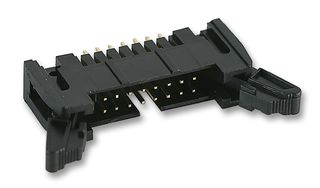 N3431-6202RB - Pin Header, Short Latch, Wire-to-Board, 2.54 mm, 2 Rows, 34 Contacts, Through Hole Straight, 3000