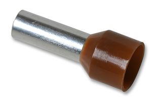 E10-12-BROWN - Ferrule, Insulated, 10mm, 100 Pack