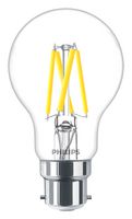 929003010142 - 3.4W Filament LED A60 GLS Bulb, BC/B22, Dimmable - 2200-2700K, 470lm