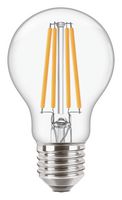 929002026192 - 10.5W CorePro Filament LED GLS A60 Bulb, E27, Non-Dimmable, 2700K, 1521lm