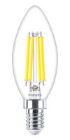 929003059502 - 3.4W MASTER Value Filament LED Candle Bulb, B35 E14, Dimmable, 2700K, 470lm