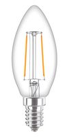 929001238392 - 2W CorePro Filament LED Candle Bulb B35, E14, 2700K, 250lm