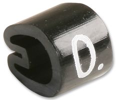 6171000 - 3.4 - 5.7mm Cable Markers Straight Cut Z13 Black 0 - 100PK